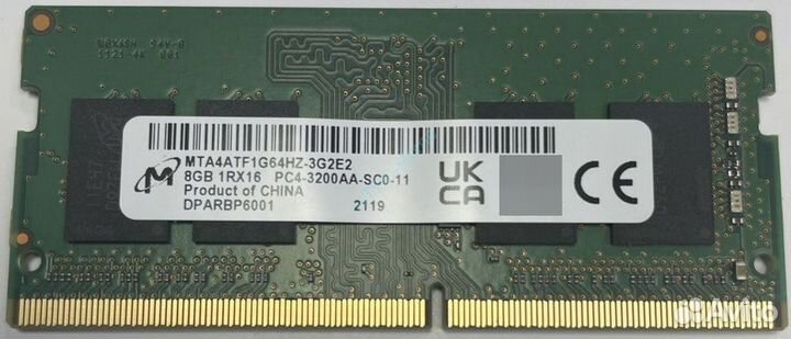 Оперативная память DDR4 SO-dimm 8 Гб