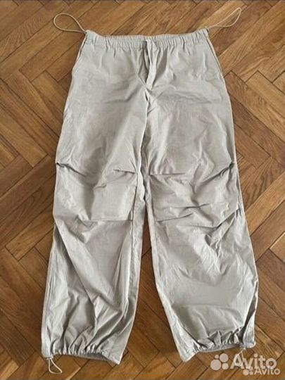 Брюки парашюты lime