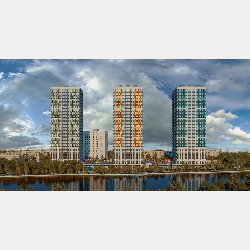 1-к. квартира, 46,6 м², 5/23 эт.