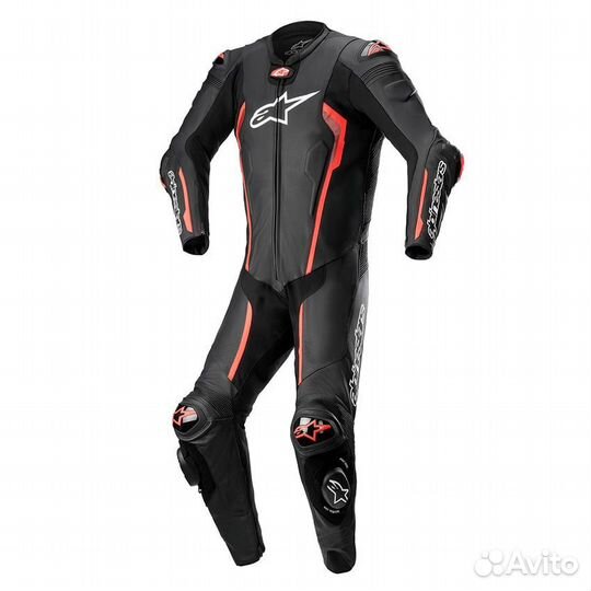 Alpinestars Missile V2 1PC Black-red fluo