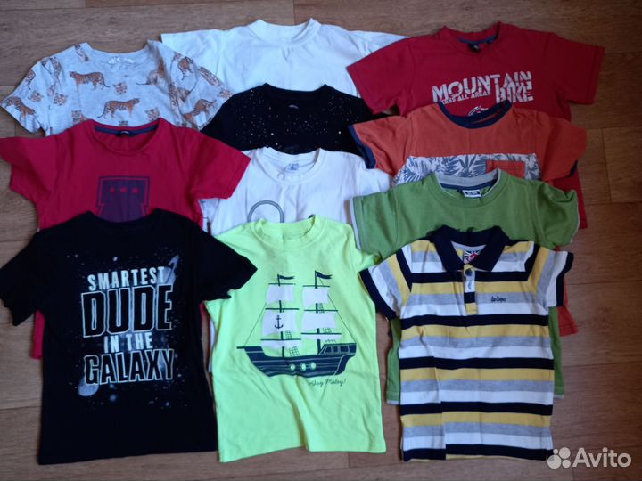 Вещи пакетом для мальчика 122 128