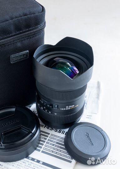 Фотообъектив Sigma 12-24mm F4.5-5.6 II DG