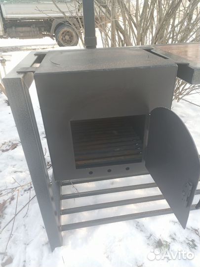 Печь для казана со столом (комплект )