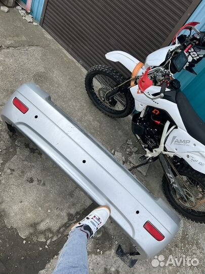 Задний бампер priora 1 хэтчбек