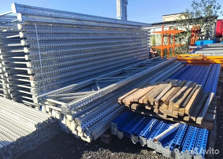 Стеллажи металлические паллетные бу для склада
