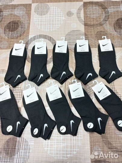 Носки женские nike короткие хлопок