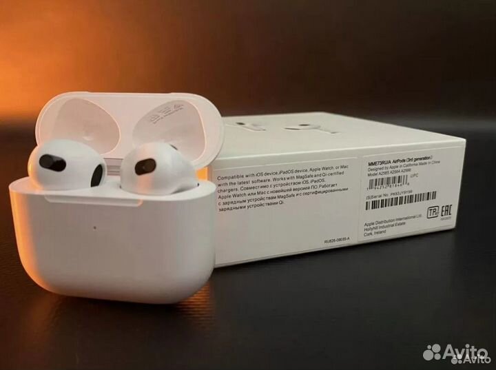 Airpods 3 premium (Новые + Гарантия + Чехол)