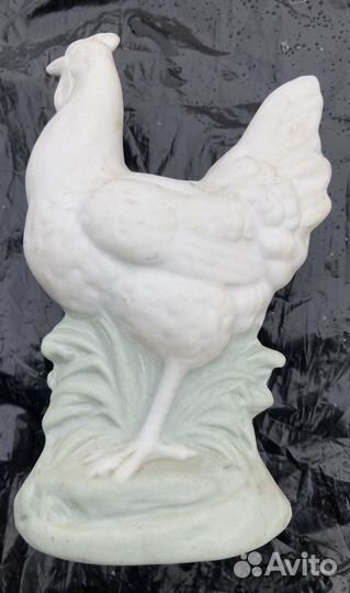 Статуэтка курица бисквит. Вербилки редкость