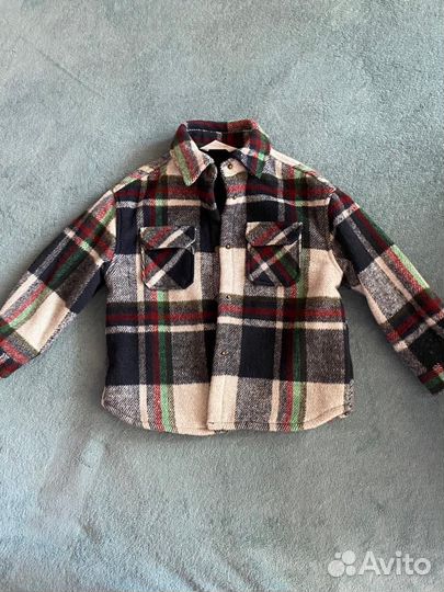 Рубашка утепленная детская