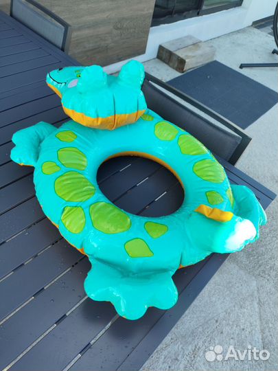 Надувной круг крокодил