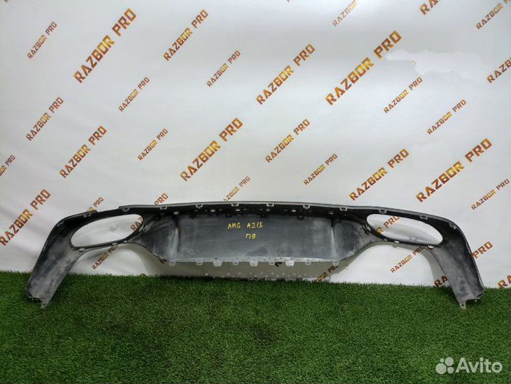 Юбка бампера, Губа бампера задняя Mercedes-Benz