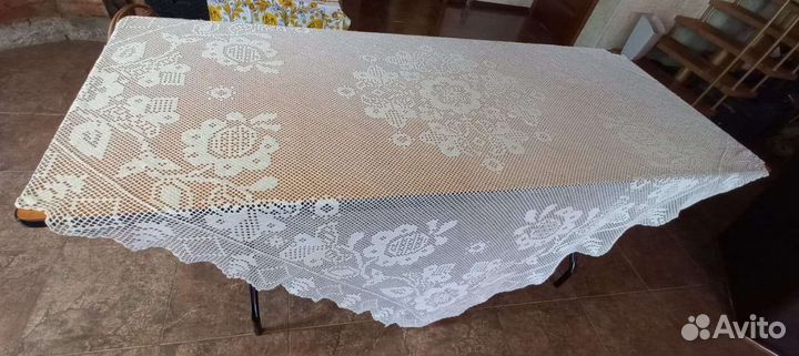 Скатерть вязаная ручная работа