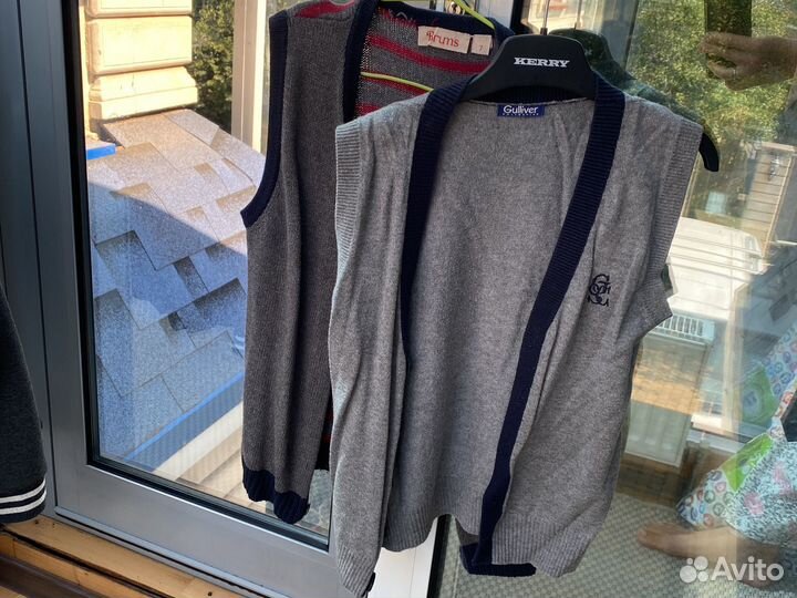 Школьная форма для мальчика 128 134 серая