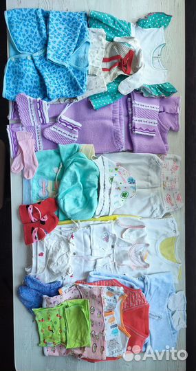 Одежда для девочек пакетом 0+