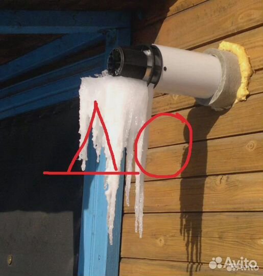 Насадок антиобледенительный дял газового котла