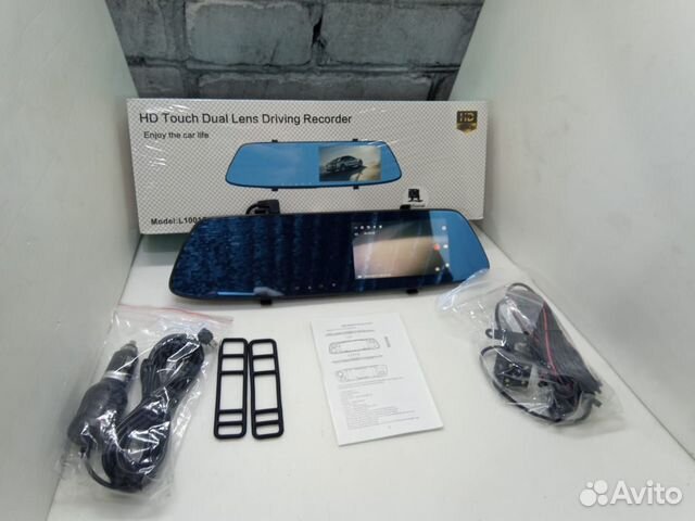 Видеорегистратор зеркало с задней камерой