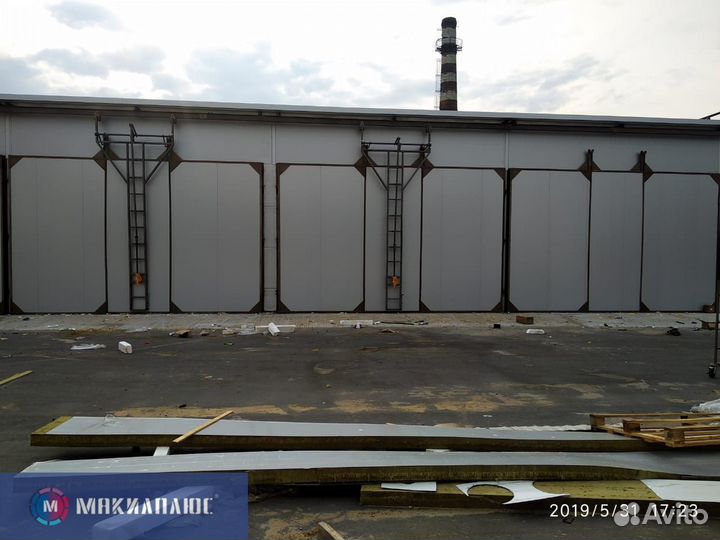 Сушильная камера 60м3 с теплоносителем вода