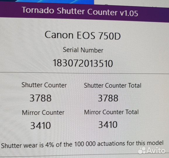 Фотоаппарат Canon 750d