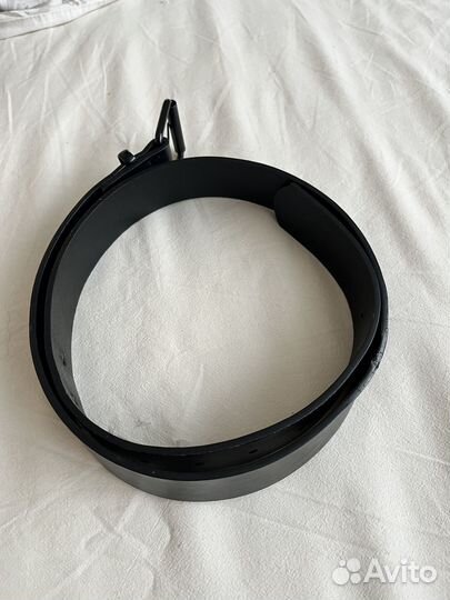 Ремень кожзам черный