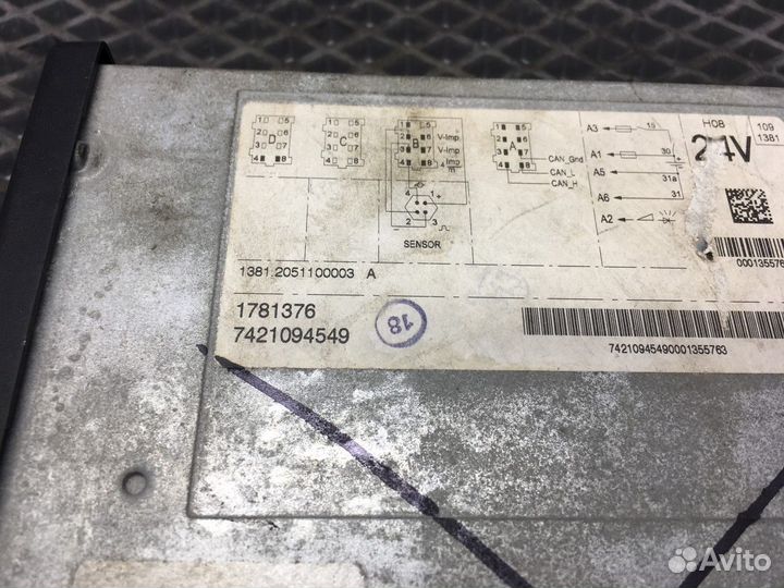 1781376 Тахограф Daf CF, Daf XF105