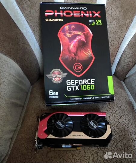 Видеокарта Gainward GTX 1060 Phoenix GS 6gb