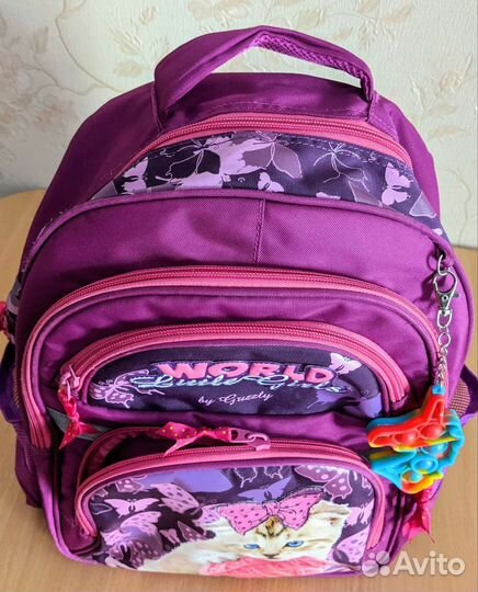 Рюкзак школьный для девочки Grizzly