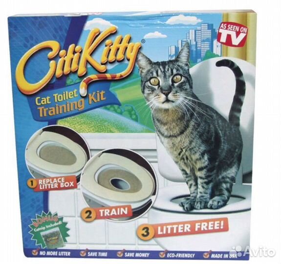 Система приучения кошек к унитазу