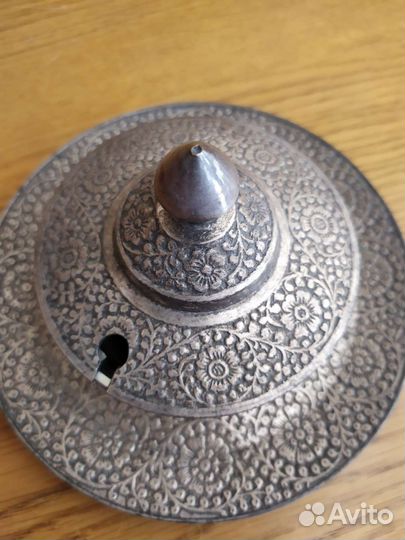 Икорница СССР Индия мельхиор