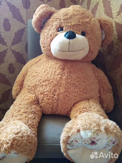 Большая мягкая игрушка медведь