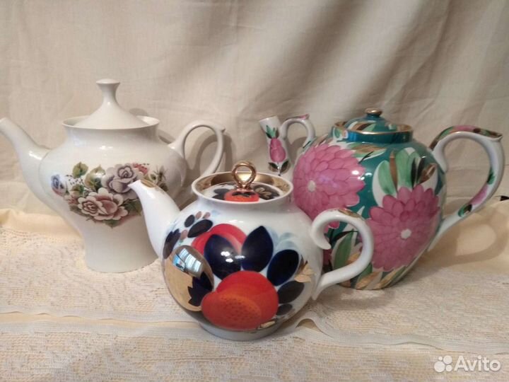 Чайники разные. Винтаж