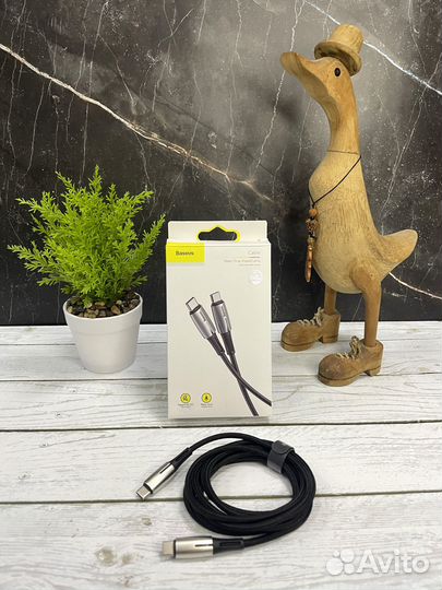 Кабель для зарядки Baseus USB Type-C/Type-C, 1м