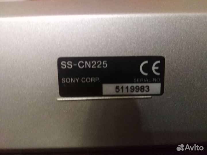Акустические колонки Sony ss-sn225 и Bbk ss-st410