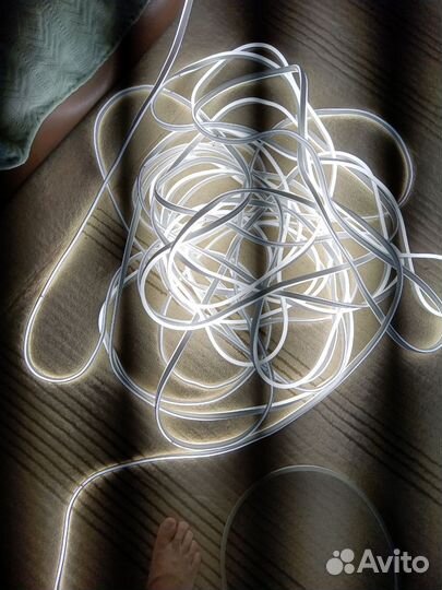 Гибкий неон IC LN 220V 6000k 6*16mm +