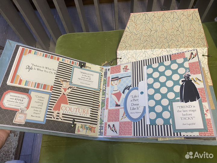 Фотоальбом ручной работы в виде сумочки