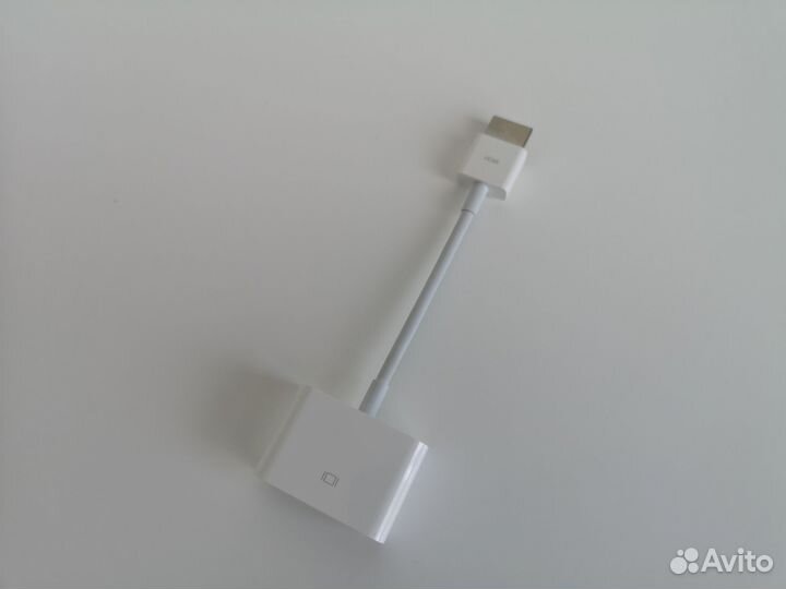 Переходник/адаптер Apple DVI-D - hdmi, белый