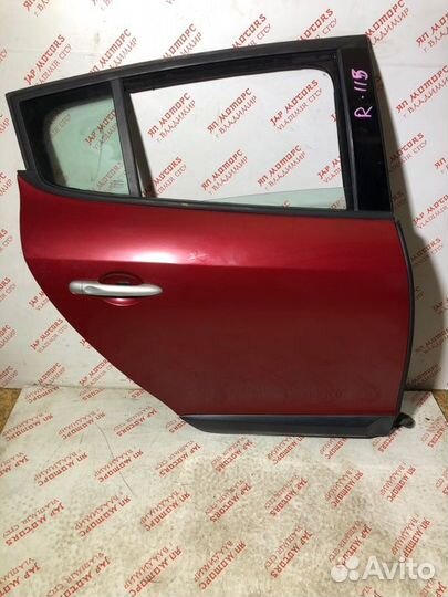 Дверь боковая задняя правая Renault Megane 3
