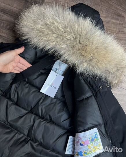 NEW Костюм зимний Moncler kids черный