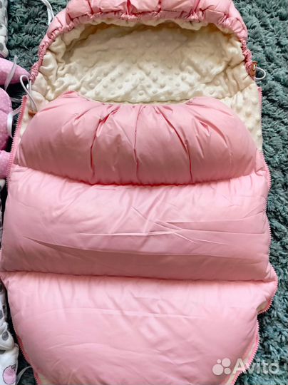 Продам бортики в кроватку, конверт, балдахин