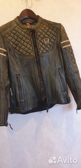 Мотокуртка кожаная женская, Sweep