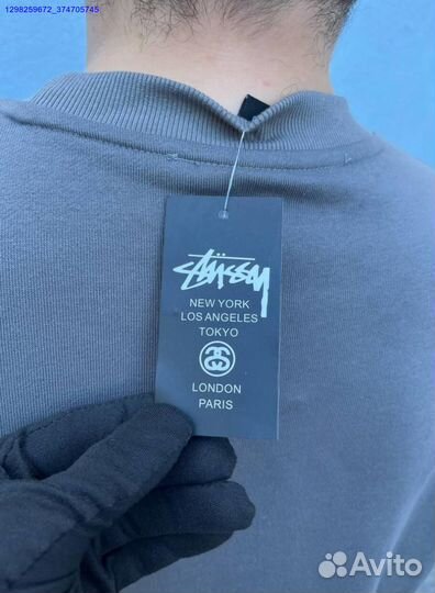 Свитшот Stussy серые (Арт.11469)