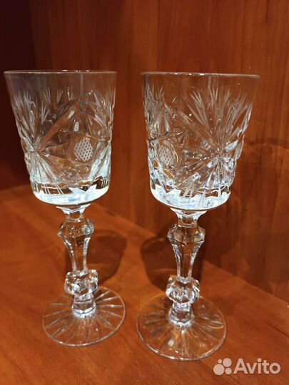 Хрустальные фужеры СССР