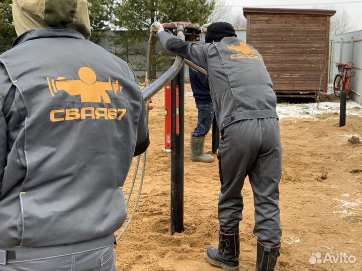 Винтовые сваи под ключ Монтаж фундамента за 1 день