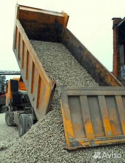 Доставка песка,щебня, отсева, грунта, чернозема