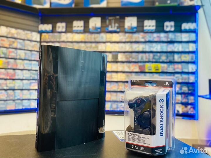 Sony Playstation 3 SuperSlim/Гapaнтия/Прошита+Игры