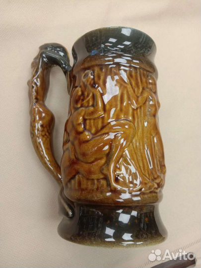 Кружка пивная Обнажённые керамика СССР