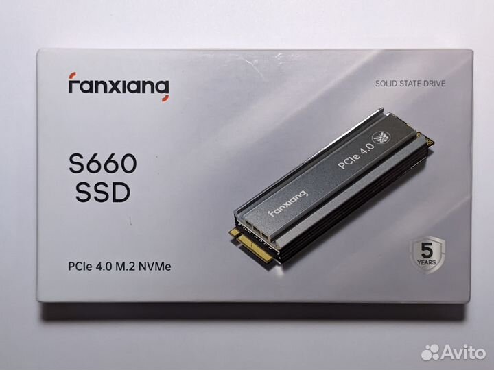 Новый SSD Fanxiang S660 1tb (5000/4500 Mb/s)