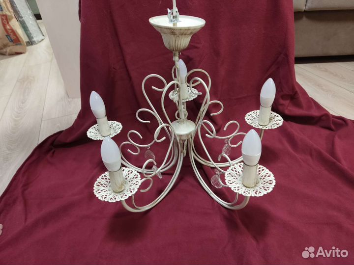 Люстра потолочная подвесная бу