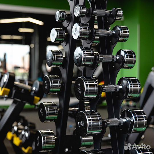 Подставка под гантельный ряд (стойка для гантелей)