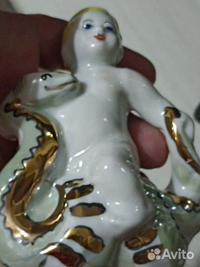 Олимпийский мишка фарфор