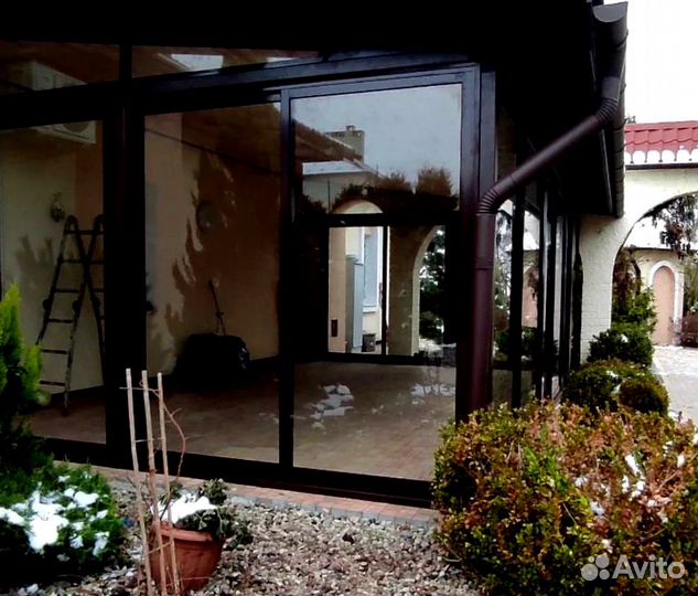 Алюминиевое остекление террас, веранд